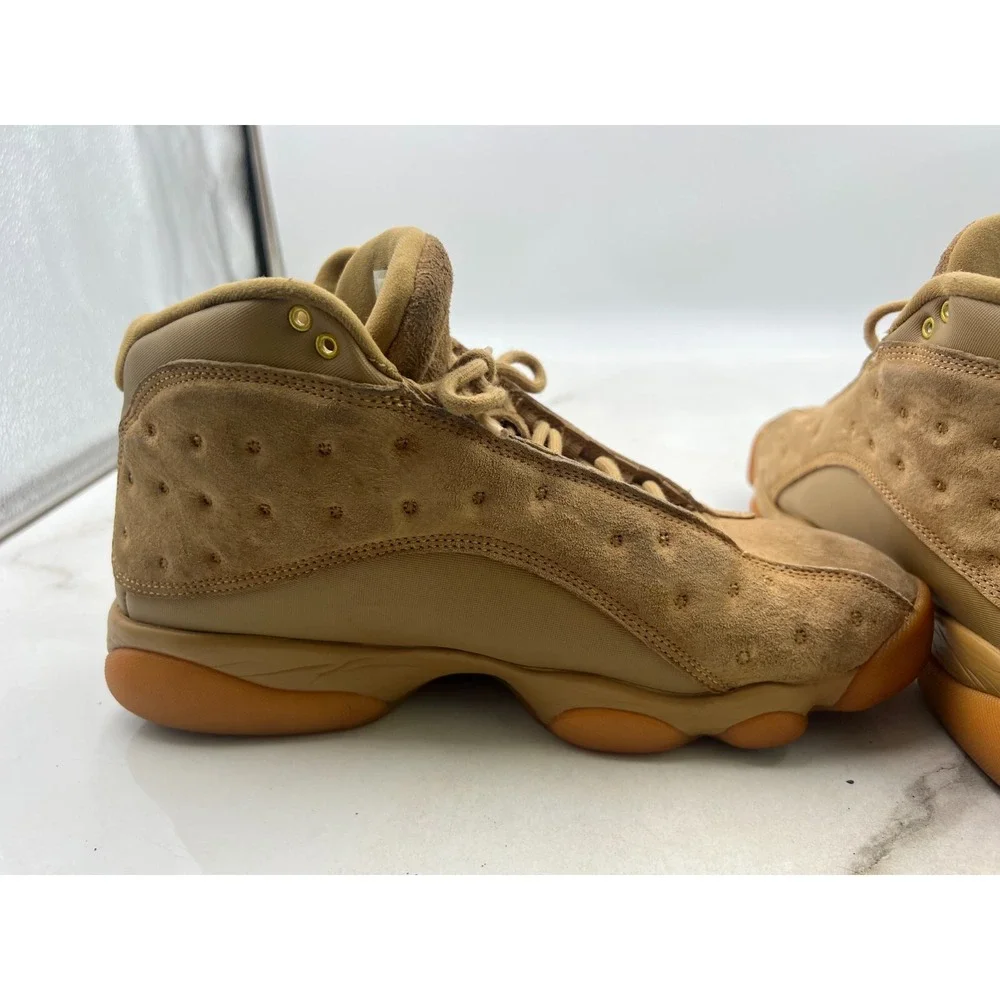 Jordan 13 Shoes Mens 9.5 Retro Wheat Golden Harvest Elemental Gold 414571-705